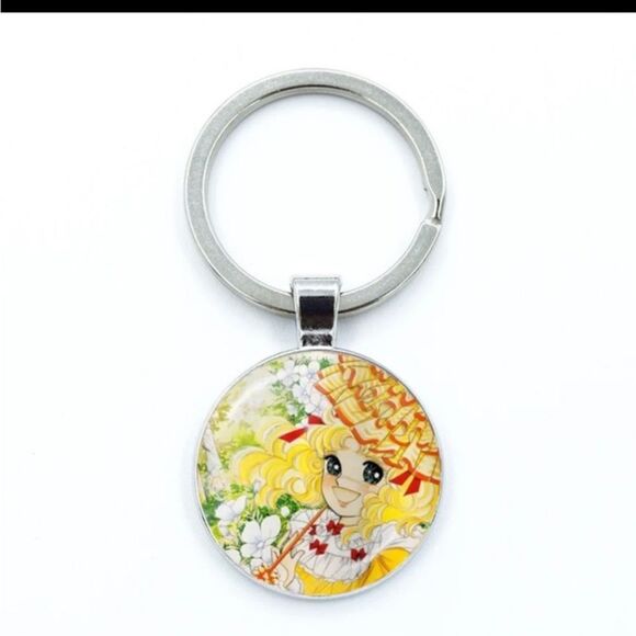 3 Anime Candy Candy Cartoons keychains, purse, chime, luggage, chain,new - Picture 1 of 10